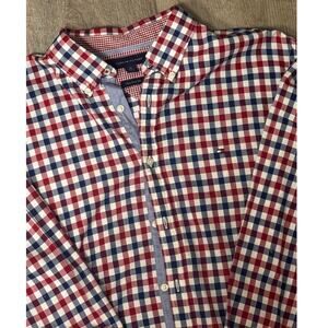 TOMMY HILFIGER - XL Men's Checkered Button-Down Shirt